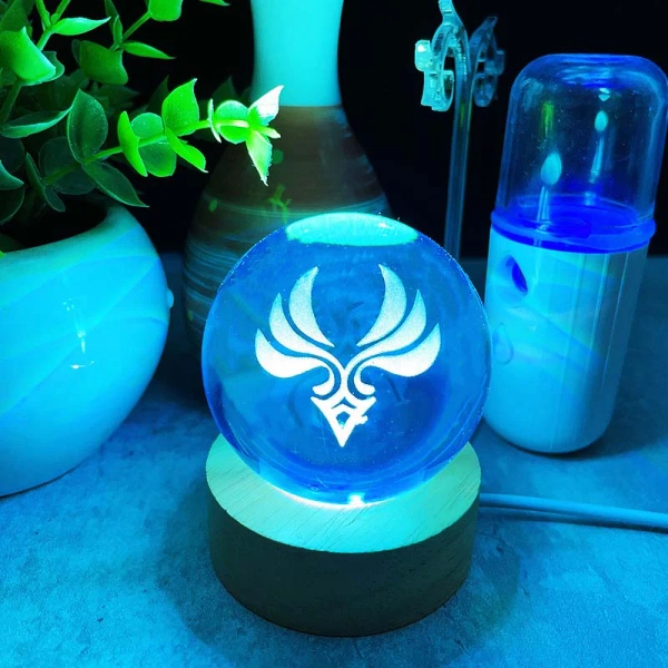 Genshin Impact Element LED Lights: Enchanting Decor