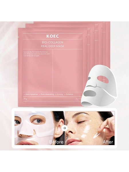 KOEC 2 piece collagen face mask