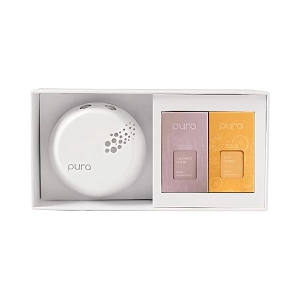 Pura Smart Home Fragrance Device Starter Pack (Simply Lavender and Yuzu Citron)