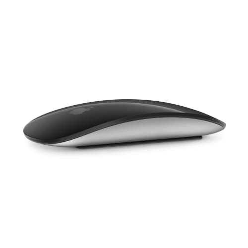 Apple Magic Mouse: Wireless, Bluetooth, Rechargeable. Works with Mac or iPad; Multi-Touch Surface - Black - Black