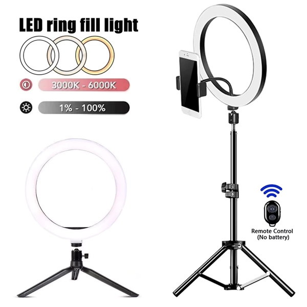 Illuminazione ad anello per selfie a LED Lampada ad anello per selfie fotografica Luce di riempimento remota USB per YouTube TikTok Video Supporto per telefono dal vivo e treppiede - AliExpress 