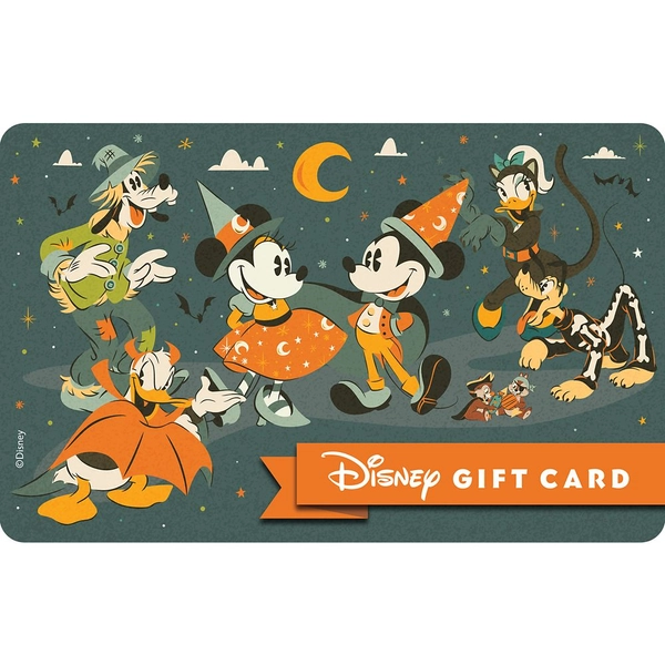 Mickey Mouse and Friends Halloween Disney Gift Card | Disney Store