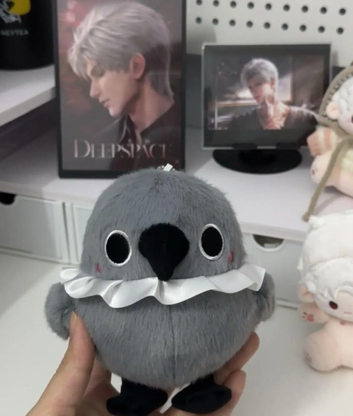 New Love and Deepspace Sylus doll mephisto doll Grumpy Crow plush 12cm Backpack accessories ita bag accessories