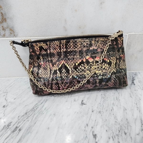 Fendi Cluth| Fendi Mini Purse| Vintage Fendi Limited Edition| Snake Print| Color