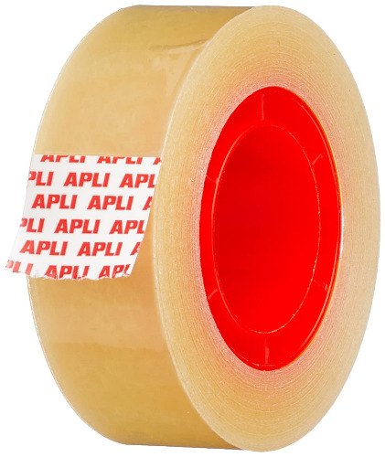 Apli 11328, Cinta Adhesiva Transparente (19 mm x 33 m)