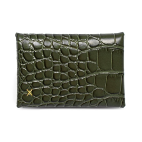 Carla - Olive Croc Print