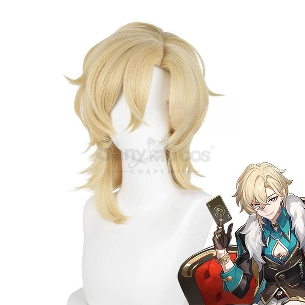 Game Honkai: Star Rail Cosplay Aventurine Cosplay Wig