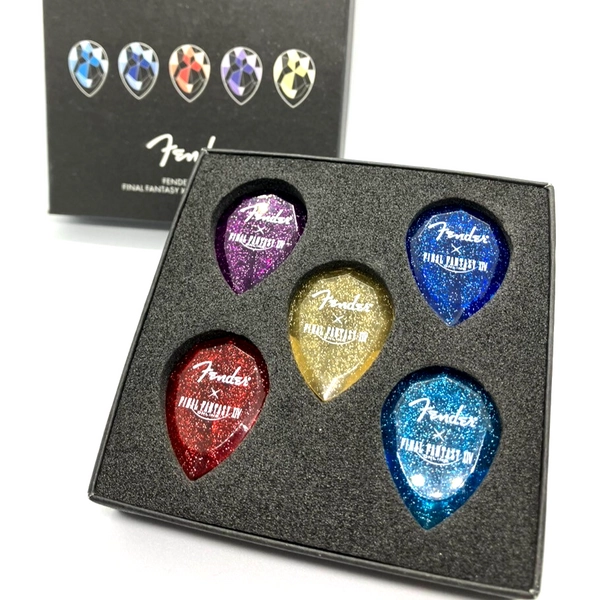 Fender 75th Special Limited Guitar Picks Final Fantasy XIV Crystal Shards Japan