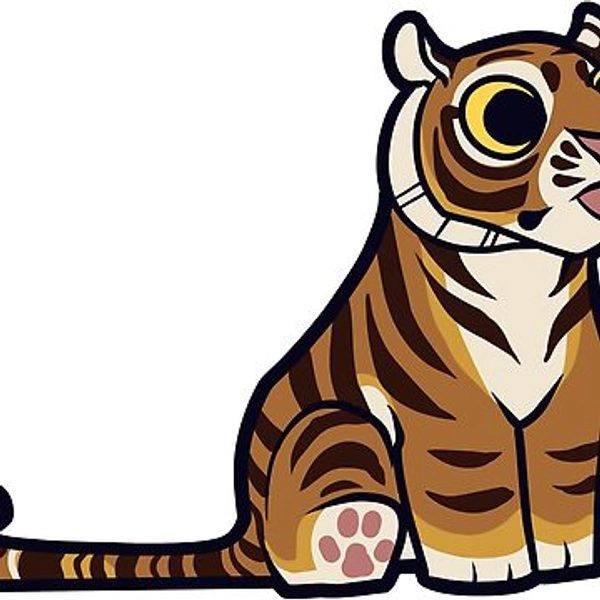 Chibikko Tiger III | Sticker