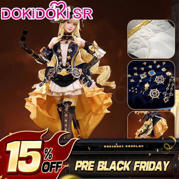 【Ready For Ship】DokiDoki-SR Game Genshin Impact Cosplay Navia Costume Fontaine