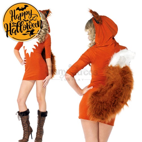 【In Stock】Halloween Cosplay Fox Cosplay Costume