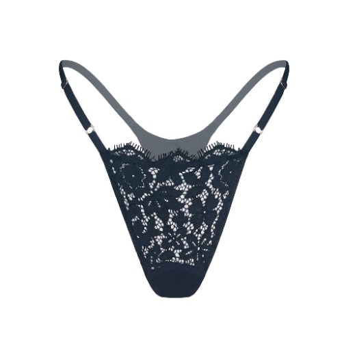 Frisson Micro-G Thong Black - M / Black