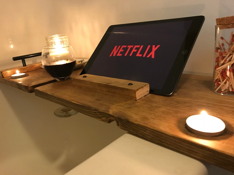 Farmhouse Bathtub Caddy Reclaimed Wood