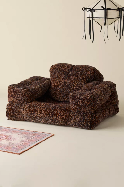 Lira Convertible Velvet Lounge Chair