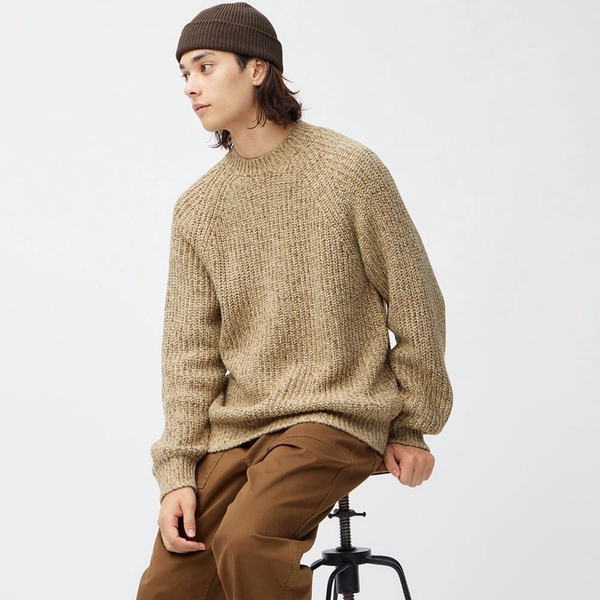 GU公式 | ローゲージアゼセーター(長袖)