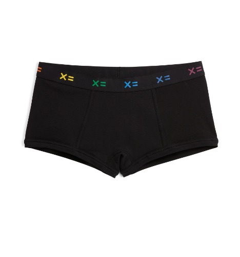 Boy Shorts - Black X= Rainbow | 6X / Black X= Rainbow