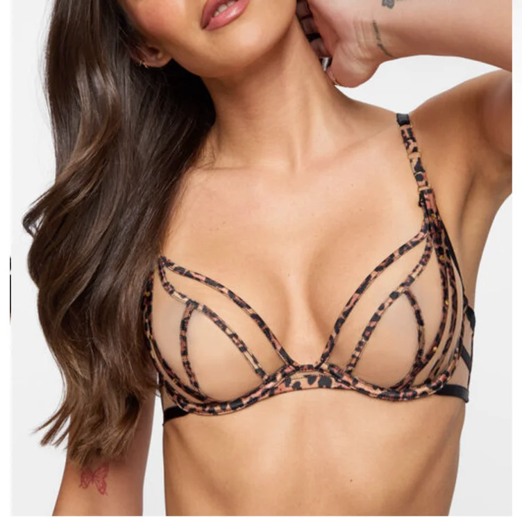 Sheer Desire Non Padded Plunge Bra