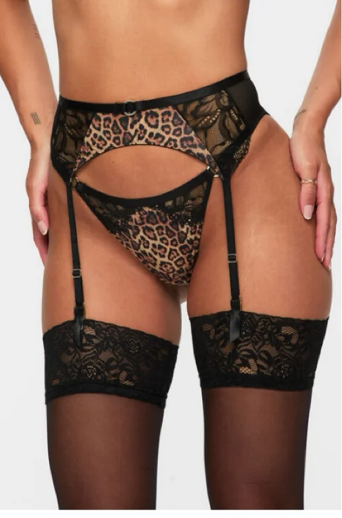 Feline Fantasy Suspender Belt