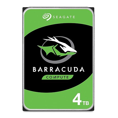 Seagate BarraCuda 4TB Internal Hard Drive HDD – 3.5 Inch Sata 6 Gb/s 5400 RPM 256MB Cache For Computer Desktop PC – Frustration Free Packaging ST4000DMZ04/DM004 - HDD - 3.5 Inch - 4TB