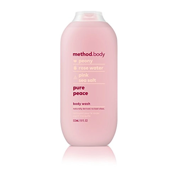 Method Body Wash, Pure Peace, Paraben and Phthalate Free, 18 oz (Pack of 1)