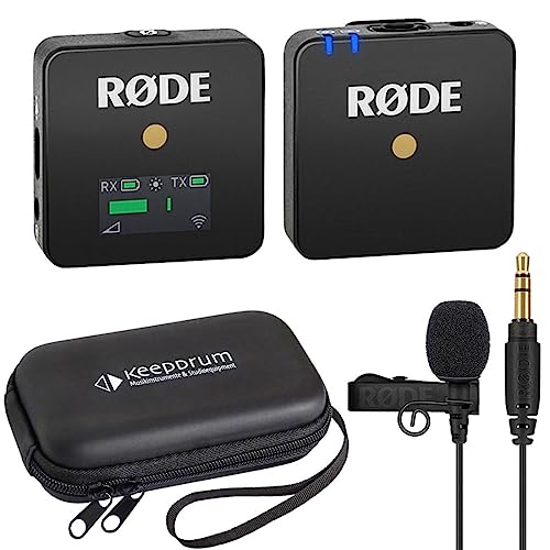 Rode Wireless GO II Single Mikrofon-Funksystem + Lavalier GO + keepdrum Tasche