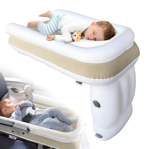 JUANWAN Toddler Airplane Bed Toddler Travel Bed - Airplane Bed Airplane Seat Extender Toddler Bed Belt Toddler Travel Bed for Train Airplane Car #11, 01