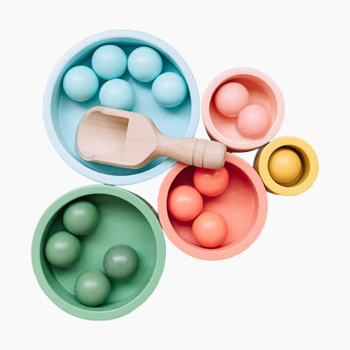 Wonder & Wise Mixing, Matching, Nesting, Stacking Wooden Toys | Babylist Shop