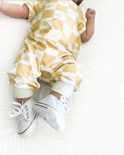 Fearfully and Wonderfully Made Checker Bodysuit | 12-18MONTHS