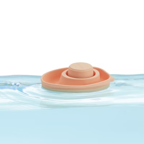 Plantoys| Rubber Convertible Boat – Pastel Orange