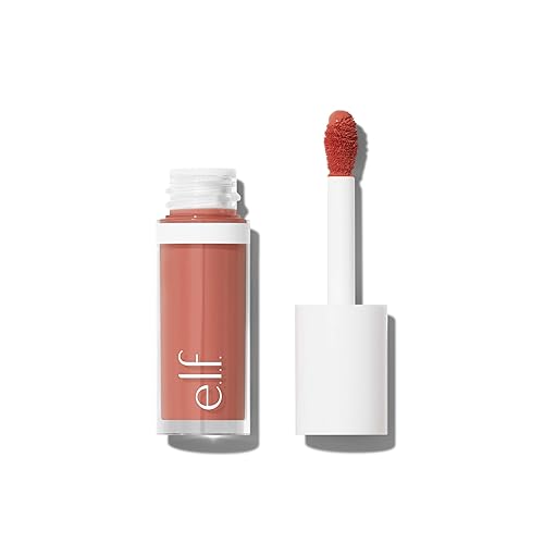e.l.f. Camo Liquid Blush, Langanhaltendes Flüssiges Rouge Für Hochpigmentierte Farbe, Sorgt Für Ein Weiches, Taufrisches Finish, Vegan & Tierversuchsfrei, Dusty Rosé - Dusty Rosé