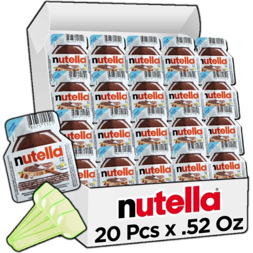 Nutella Hazelnut Spread Packs 20