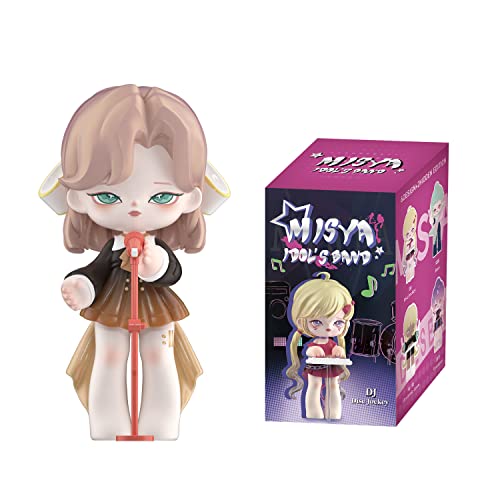 MJ STUDIO MISYA Idol' Band Series Blind Box 1PC Blind Bag Random Collection Kawai Toys Desktop Ornaments Cute Blind Box Figures for Birthday Party - Misya Idol' Band Series - 1 PC