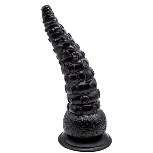 Clear Jelly Suction Tentacle Ride | Black