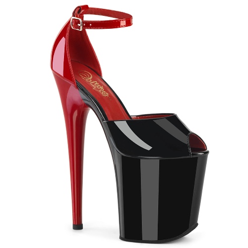 FLAMINGO-868 Black Red Patent /Black Red | 10