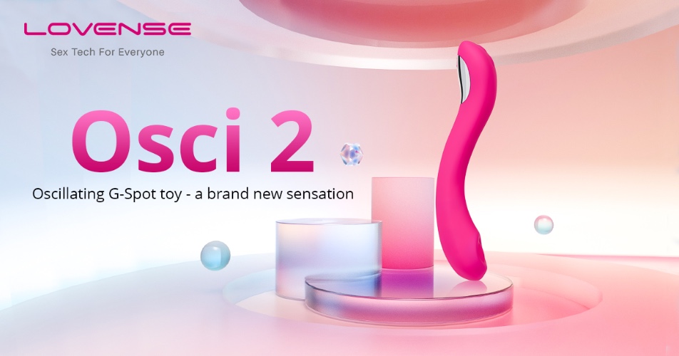 Lovense® Osci 2: App-controlled female G-spot Vibrator!