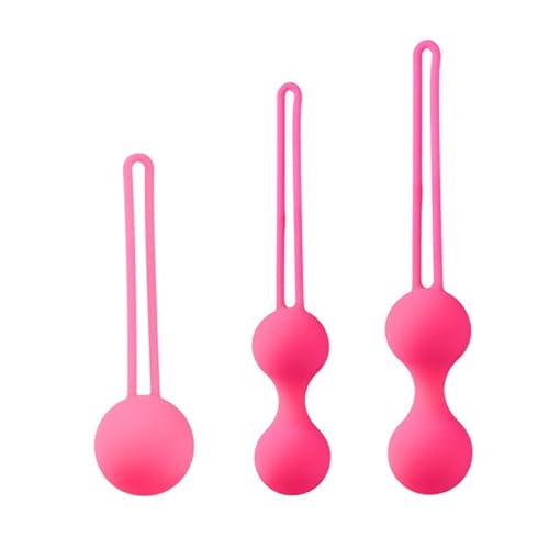 Pink Silicone Kegel Toning Set