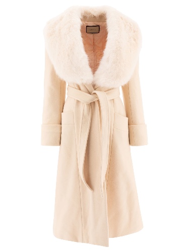 Cappotto In Lana Coats Beige - 42