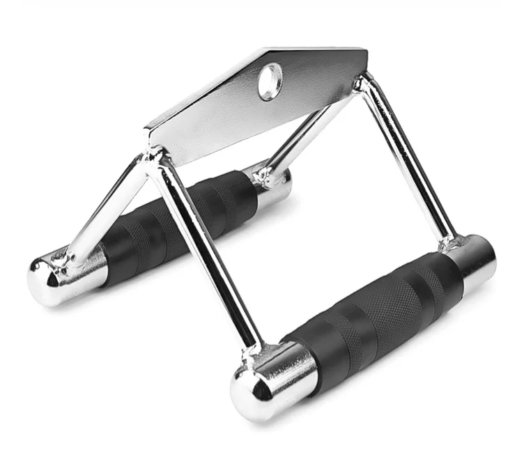 Meteor Cable Attachment, Cable Pulley Attachment, Cable Machine Accessories, LAT Pull, Cable Row, Gym Attachment - V Grip Triangle