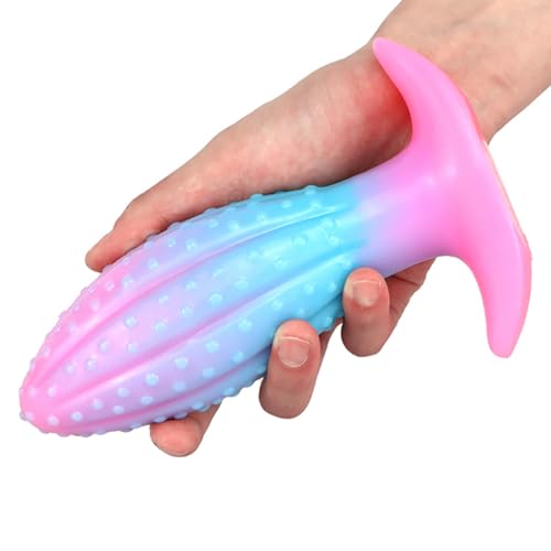 Glow Dildo Anal Plug Realistic Adult Sex Toy Fantasy Silicone Dildo Huge Anal Dildo Sex Toys for Women and Men for Sexual Cosplay Party - Large