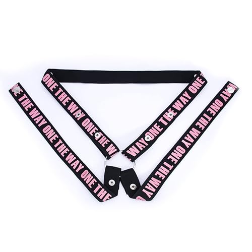 Black and pink strap