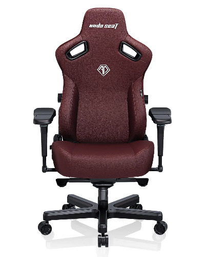 AndaSeat Kaiser 3 Pro 5D Armrest Gaming Chair - Premium PVC Leather / XL / Classic Maroon