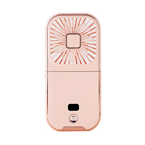 PhonePal 3 in 1 PRO: Cooling Fan + Power Bank + Phone Stand (with Display Panel) - Blush Pink