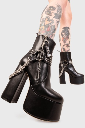 So What Platform Ankle Boots | UK 4