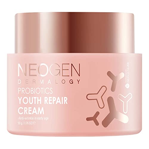 DERMALOGY by NEOGENLAB Probiotics Youth Repair Cream 1.76 oz (50g) - Firming & Wrinkles Care Anti-Aging Moisturizer with Probiotics Lactobacillus & Bifida & Collagen - Korean Skin Care - Youth Repair Cream