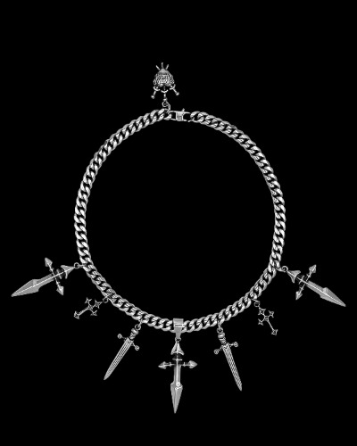 DAGGERS MULTI PENDANT CHAIN | Default Title