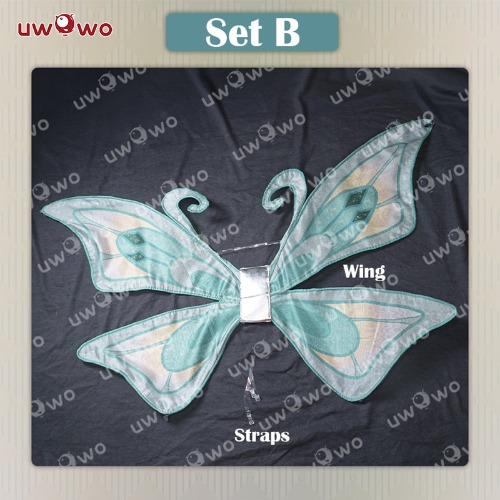【Pre-sale】Uwowo Bloom Princess Wings Fairy Club Cosplay Costumes - Set B: Wing