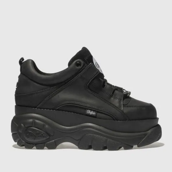 Buffalo London classic low trainers in black