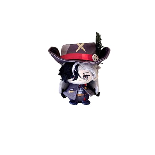 CALEMBOU Anime Plush Keychain, 4.7 Inches Cute HSR Soft Stuffed Keychain for Backpack, Kawaii Anime Doll for Birthday Gifts - Boothill(gray Hair)