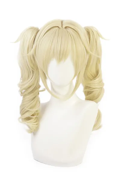 Genshin Impact Barbara Cosplay Wig Double Tails Cosplay Wig