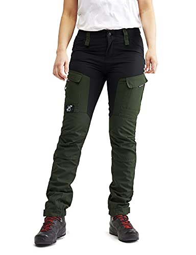 RevolutionRace Damen RVRC GP Pants, Hose zum Wandern und für viele Outdoor-Aktivitäten - S - Forest Green